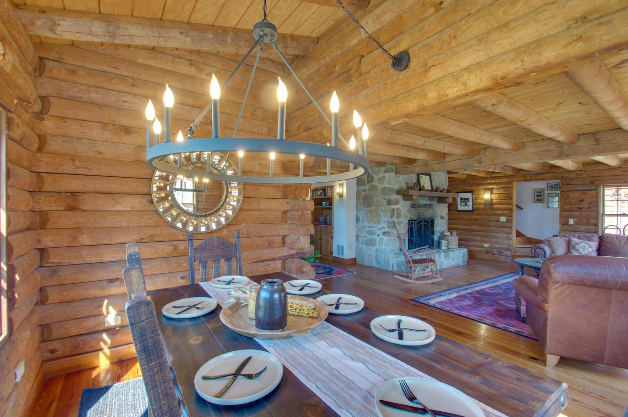 Cozy Log Cabin Getaway With Fire Pit And 3 Acres! Ruckersville Exterior foto